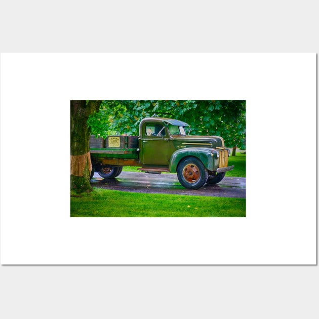 46 Ford Truck Two Ton Flatbed Wall Art by Robert Alsop